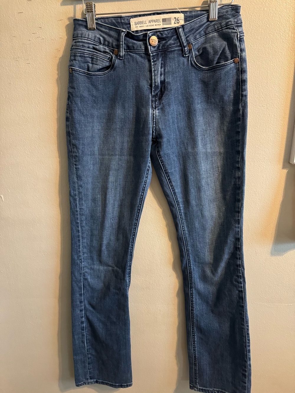 Barbell Apparel woman’s bootcut jeans size 26
